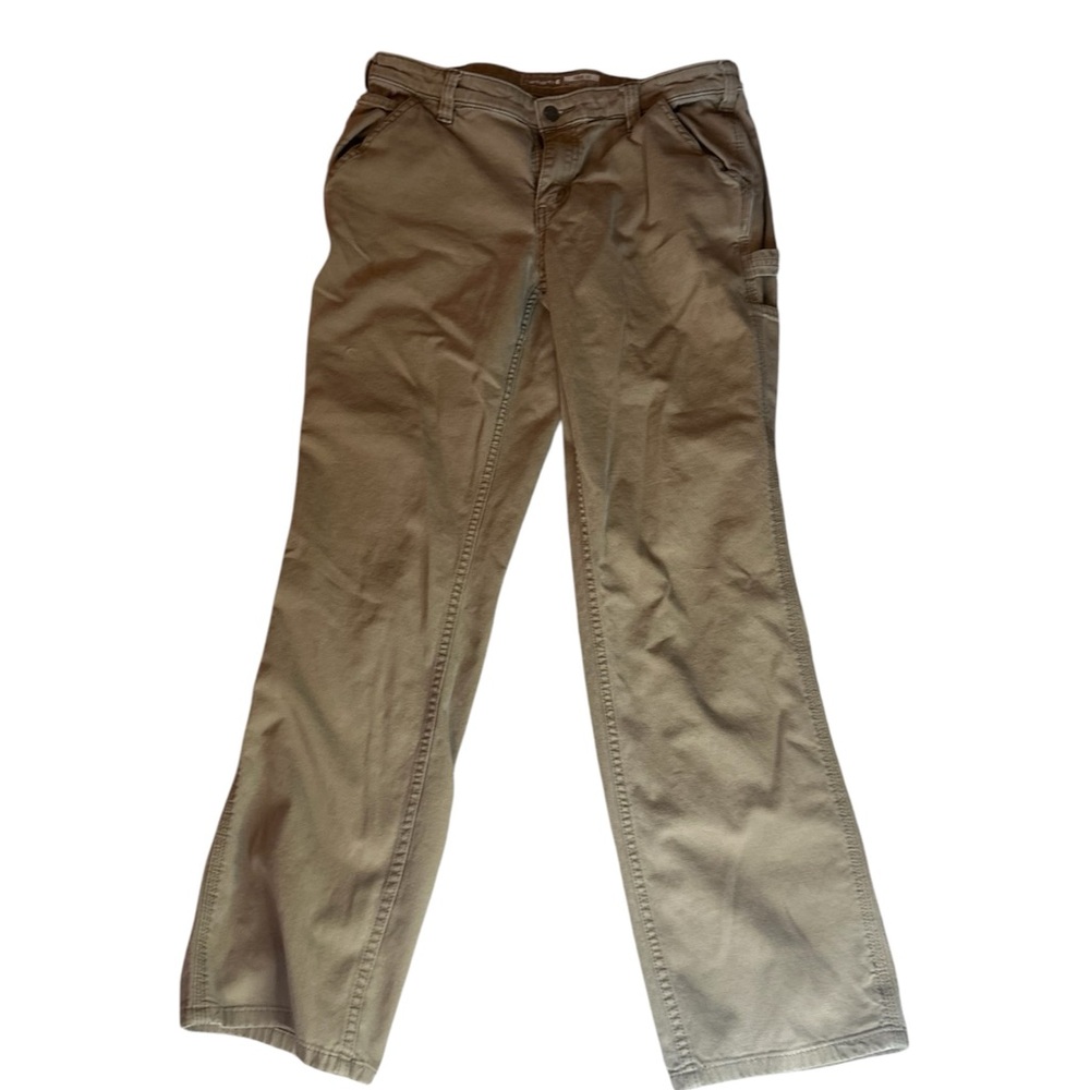 Lot of 2: Carhartt Women’s Pants navy & khaki both Size 10